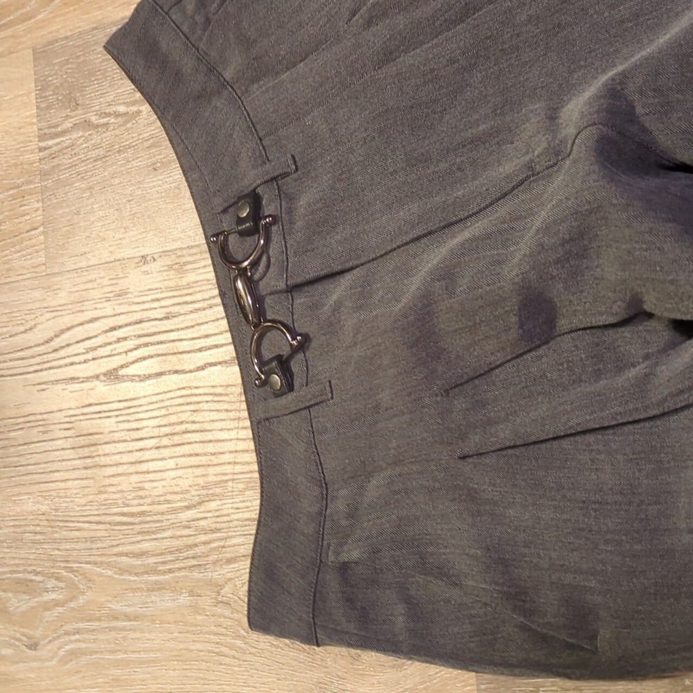 Disturbia Herringbone Tailored Trousers Size 8 New - Picture 3 of 5